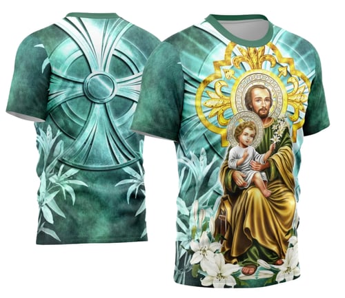 Camisa Vetor Religião São José 1