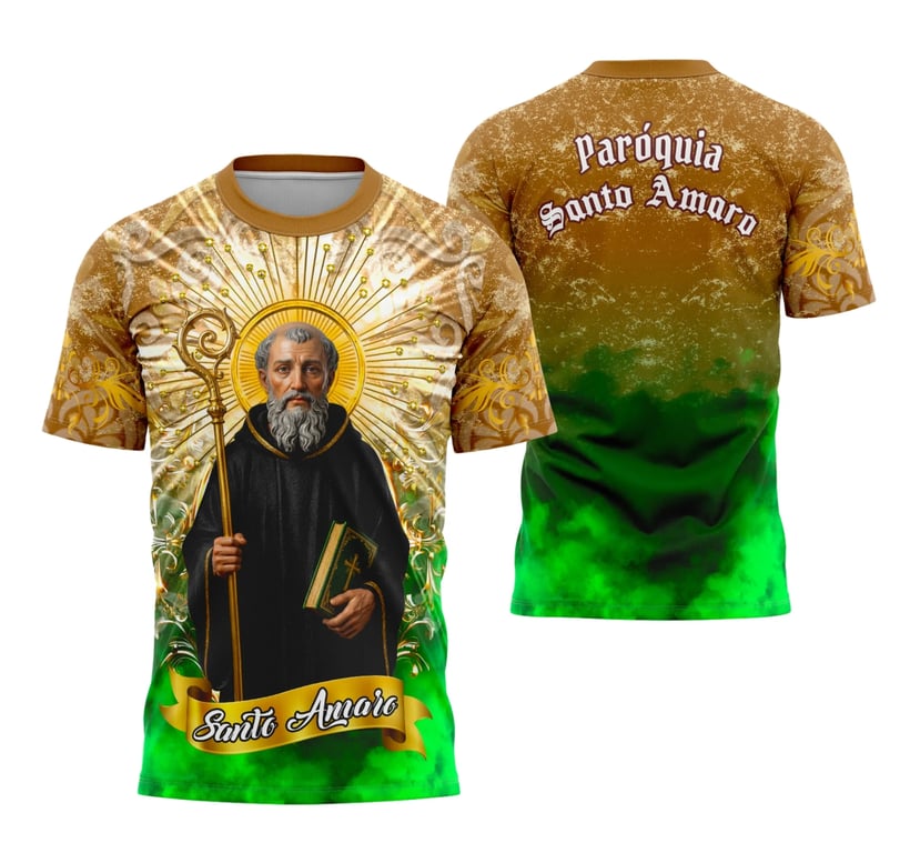 Camisa Santo Amaro Estampa Religião