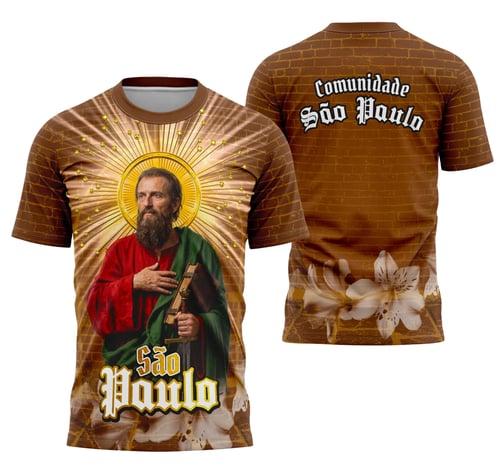 Camisa São Paulo Apóstolo Católica Religião