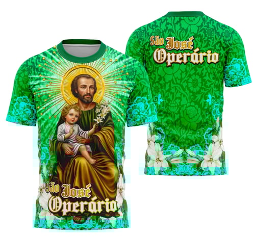 Camisa São José Operário Católica Religião
