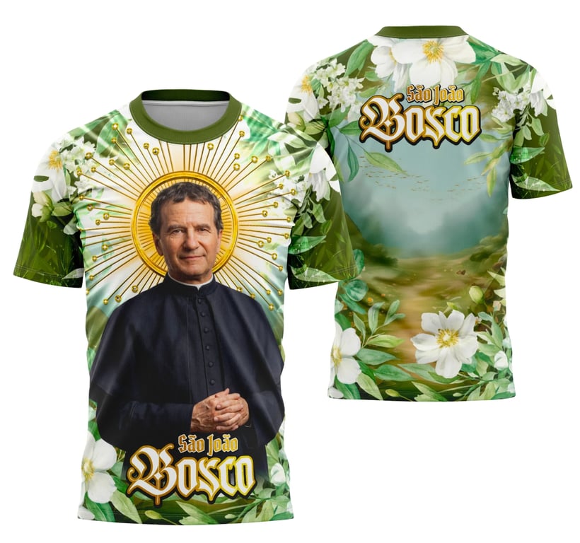 Camisa São João Bosco Católica Religião
