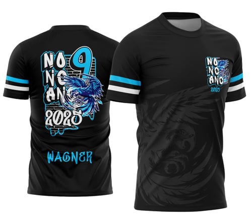 Camisa Formandos Nono Ano Graffite Arara Azul