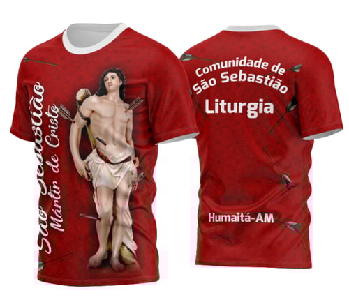 Camisa Religião São Sebastião Modelo 13