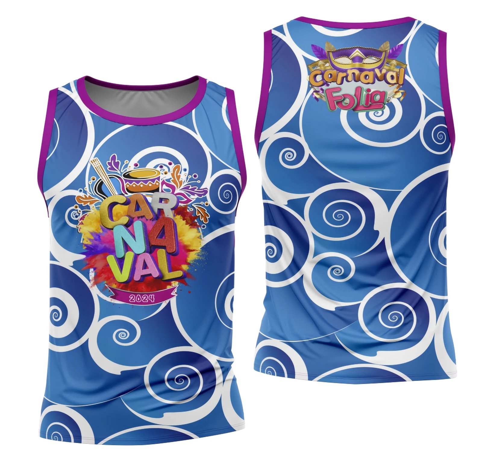 Arte Camisa Bloco Abadá Sublimação Carnaval 2026 - Modelo 03