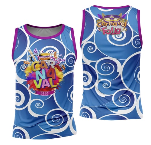 Arte Camisa Bloco Abadá Sublimação Carnaval 2026 - Modelo 03