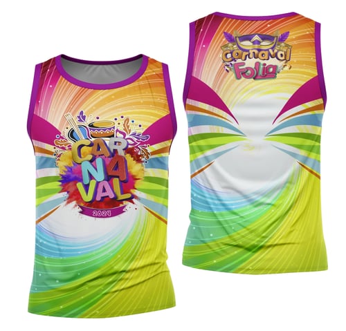 Arte Camisa Bloco Abadá Sublimação Carnaval 2026 - Modelo 04