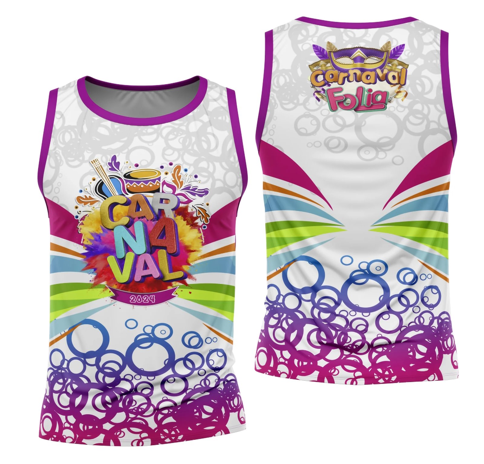 Arte Camisa Bloco Abadá Sublimação Carnaval 2026 - Modelo 07