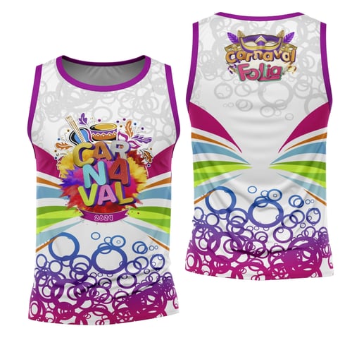 Arte Camisa Bloco Abadá Sublimação Carnaval 2026 - Modelo 07