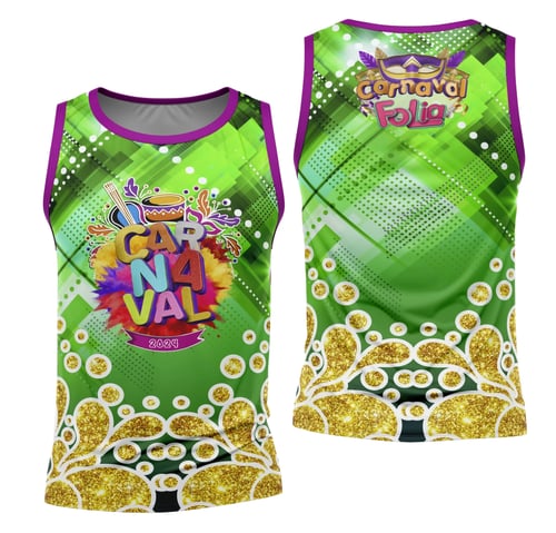 Arte Camisa Bloco Abadá Sublimação Carnaval 2026 - Modelo 09