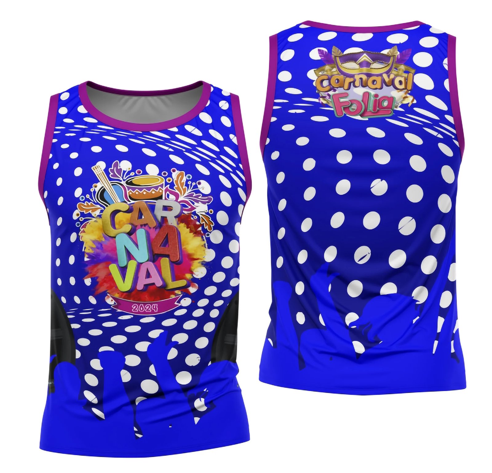 Arte Camisa Bloco Abadá Sublimação Carnaval 2026 - Modelo 100