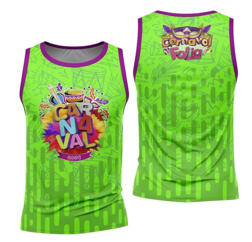 Arte Camisa Bloco Abadá Sublimação Carnaval 2026 - Modelo 106