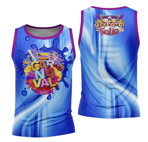 Arte Camisa Bloco Abadá Sublimação Carnaval 2026 - Modelo 116