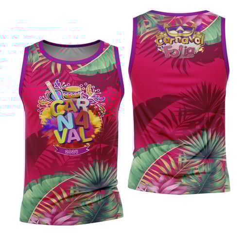 Arte Camisa Bloco Abadá Sublimação Carnaval 2026 - Modelo 124