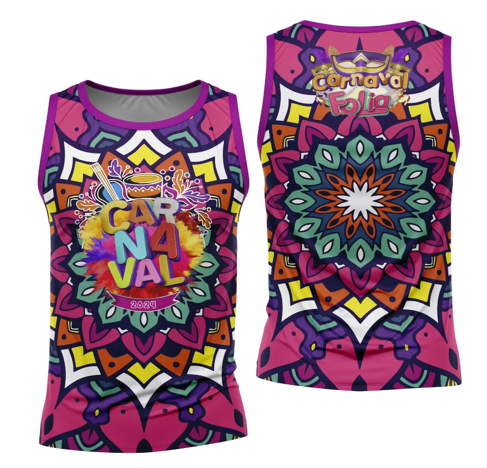 Arte Camisa Bloco Abadá Sublimação Carnaval 2026 - Modelo 126