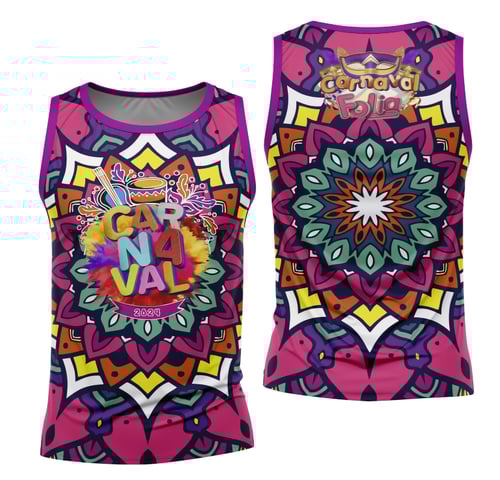 Arte Camisa Bloco Abadá Sublimação Carnaval 2026 - Modelo 126