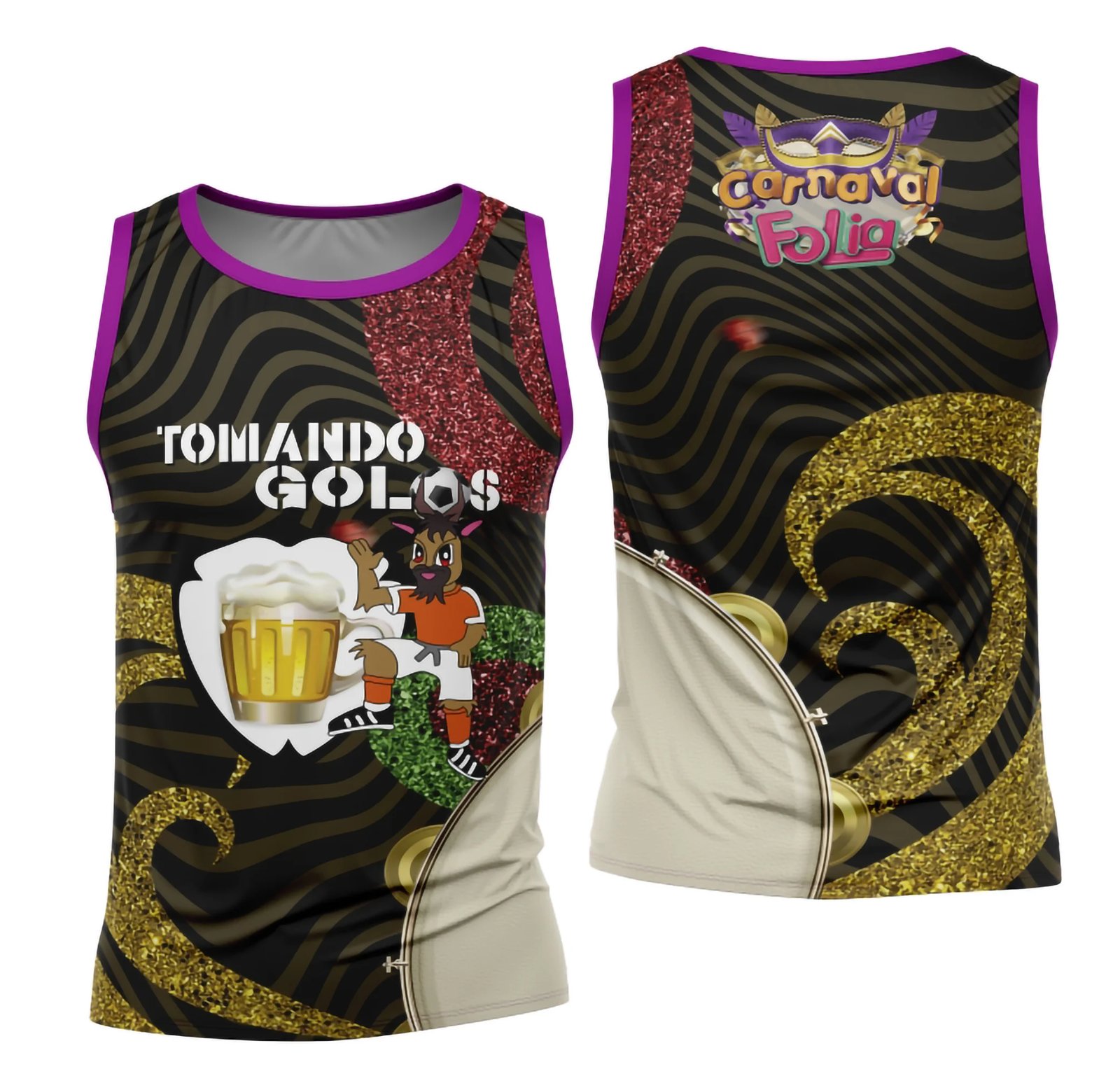 Arte Camisa Bloco Abadá Sublimação Carnaval 2026 - Modelo 131