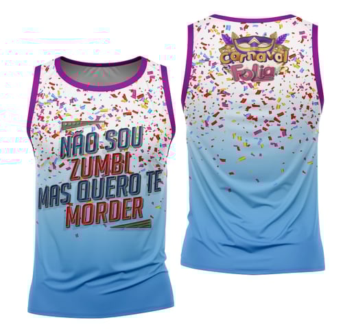 Arte Camisa Bloco Abadá Sublimação Carnaval 2026 - Modelo 133