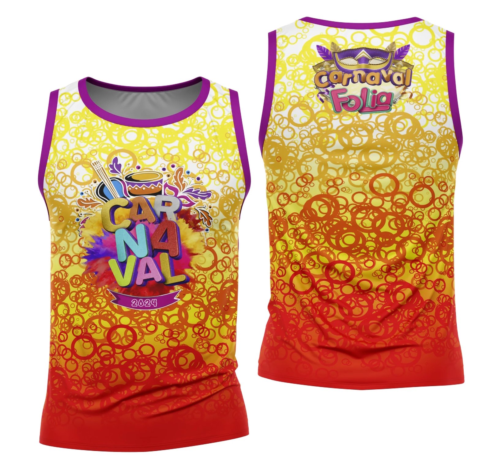 Arte Camisa Bloco Abadá Sublimação Carnaval 2026 - Modelo 19