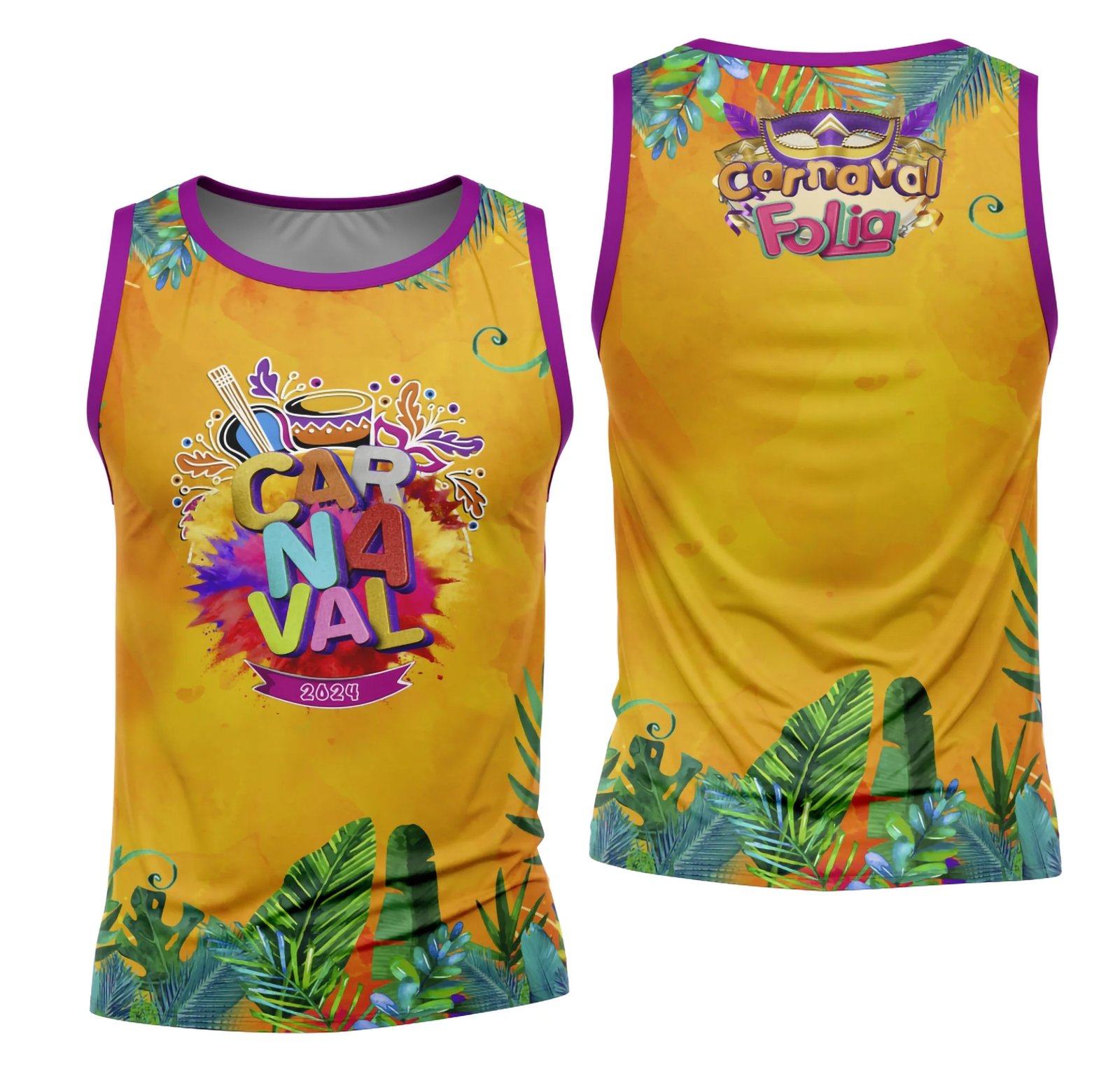 Arte Camisa Bloco Abadá Sublimação Carnaval 2026 - Modelo 25