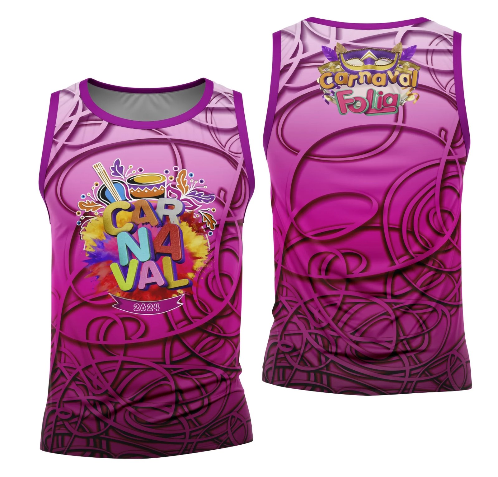 Arte Camisa Bloco Abadá Sublimação Carnaval 2026 - Modelo 26