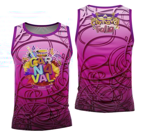 Arte Camisa Bloco Abadá Sublimação Carnaval 2026 - Modelo 26