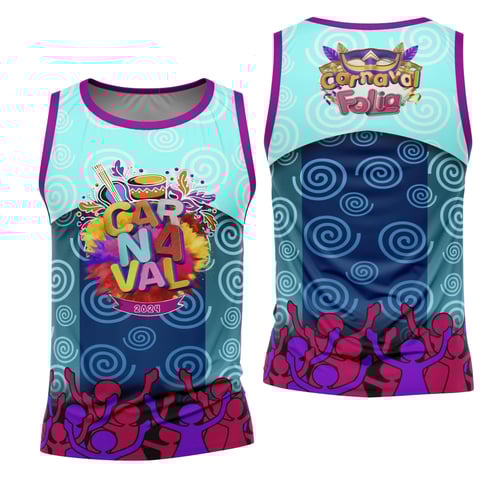 Arte Camisa Bloco Abadá Sublimação Carnaval 2026 - Modelo 33