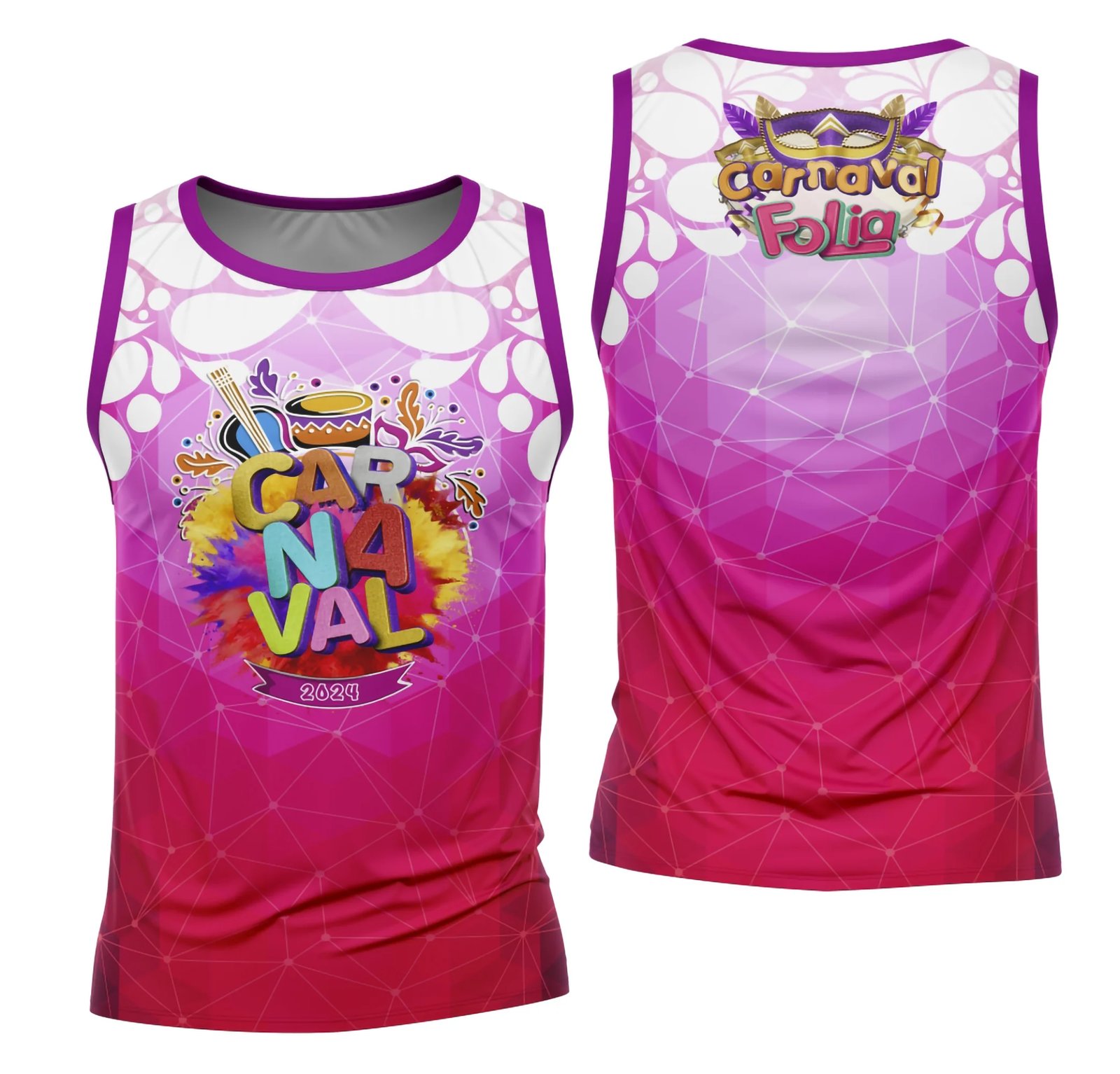 Arte Camisa Bloco Abadá Sublimação Carnaval 2026 - Modelo 34