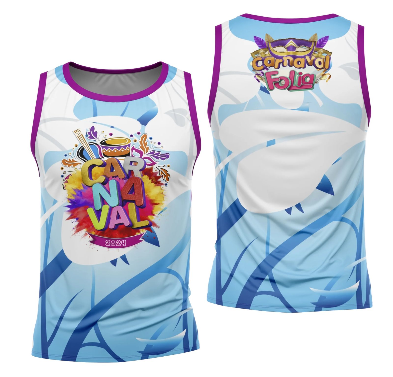 Arte Camisa Bloco Abadá Sublimação Carnaval 2026 - Modelo 39