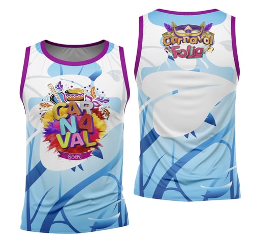 Arte Camisa Bloco Abadá Sublimação Carnaval 2026 - Modelo 39