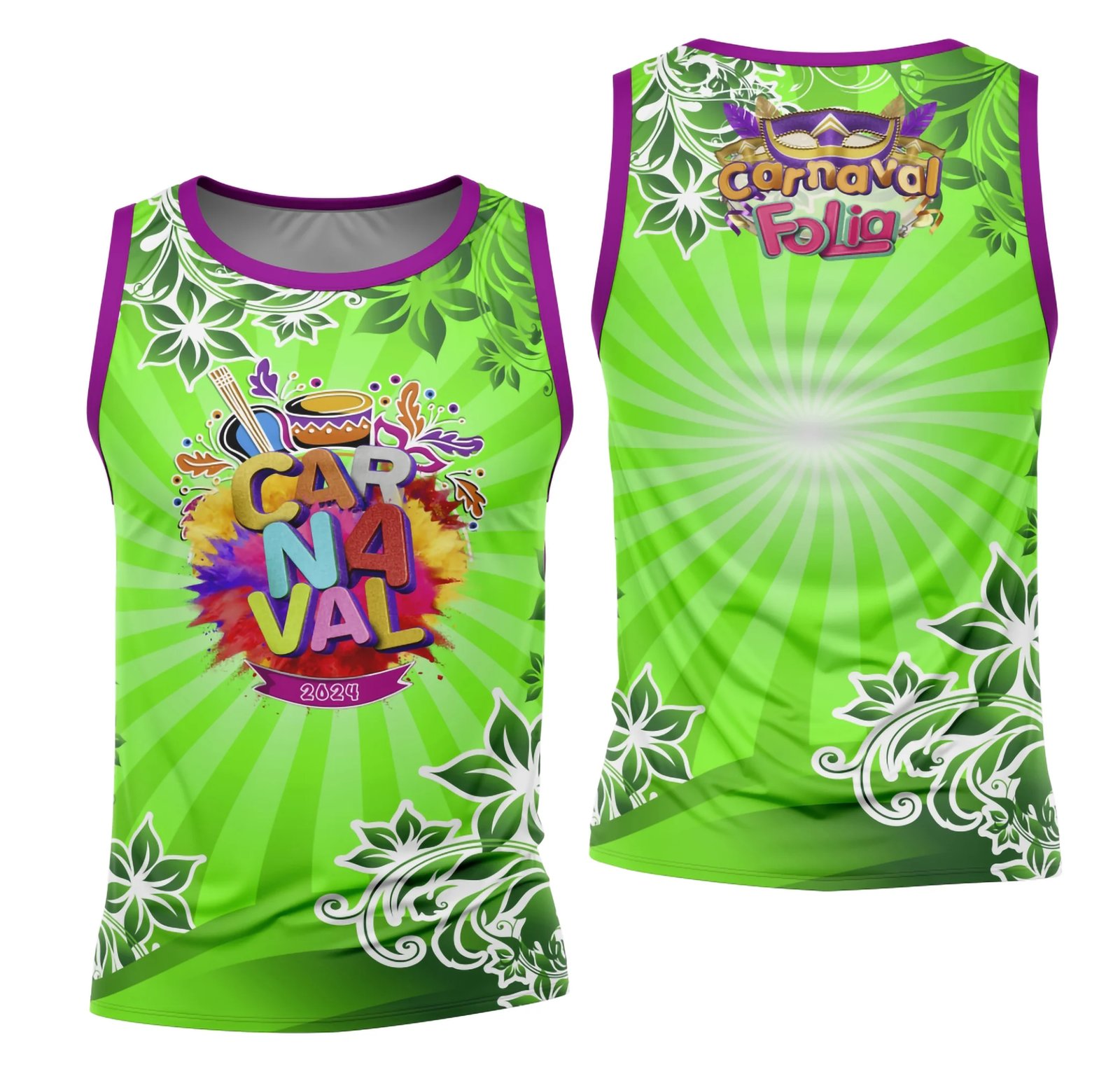 Arte Camisa Bloco Abadá Sublimação Carnaval 2026 - Modelo 43