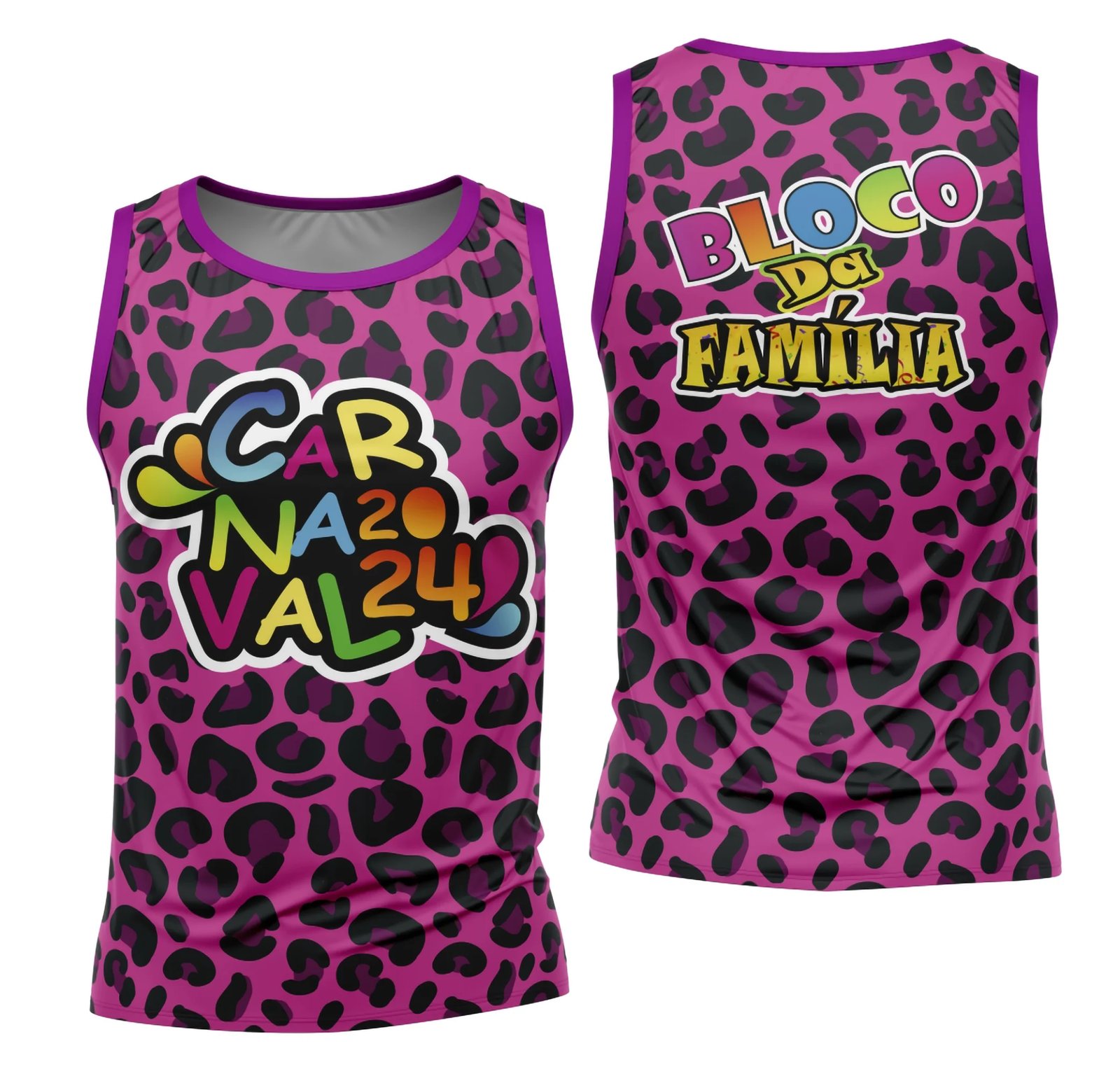 Arte Camisa Bloco Abadá Sublimação Carnaval 2026 - Modelo 50