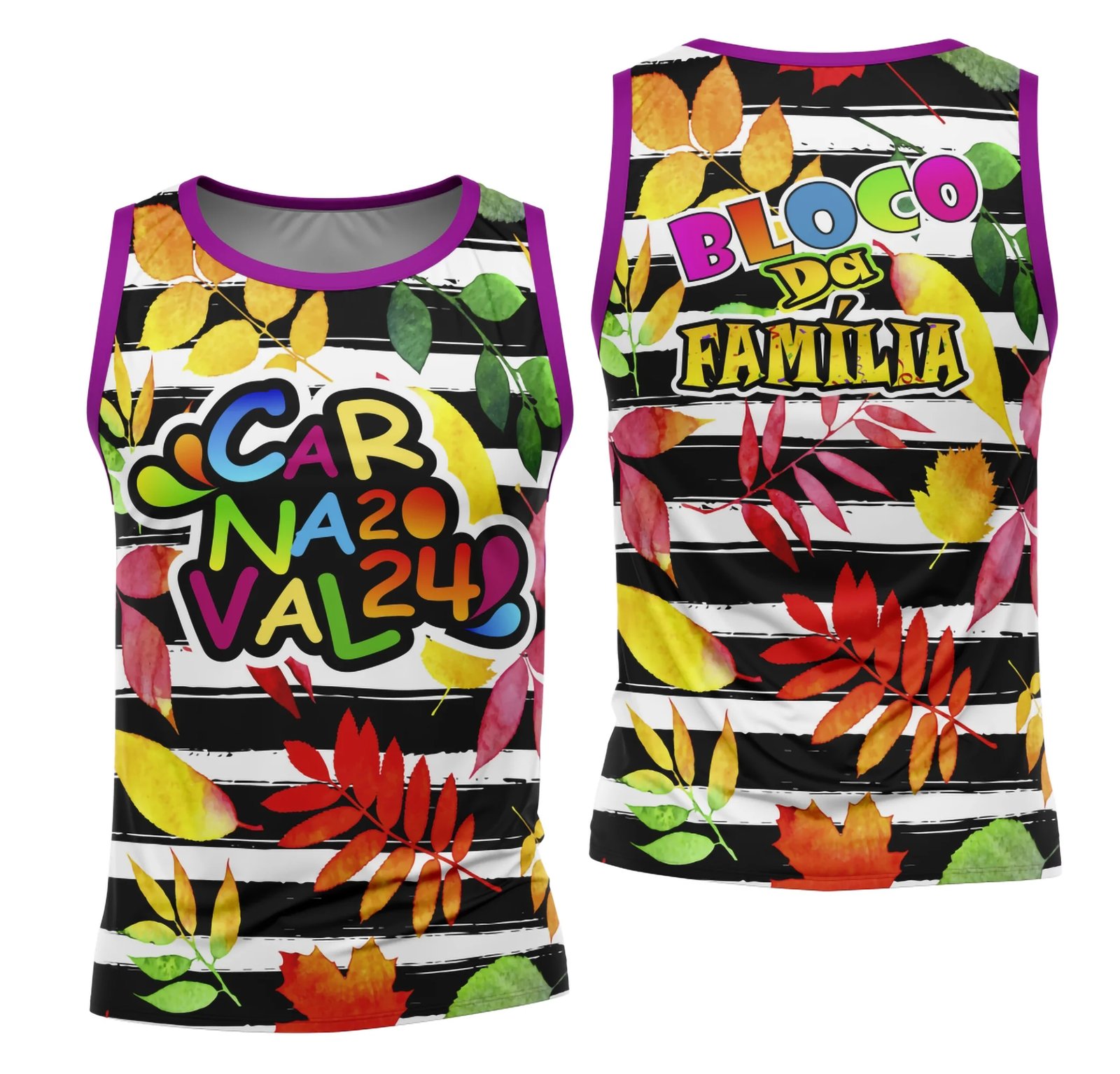 Arte Camisa Bloco Abadá Sublimação Carnaval 2026 - Modelo 53