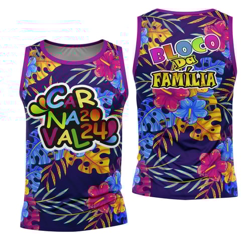 Arte Camisa Bloco Abadá Sublimação Carnaval 2026 - Modelo 55