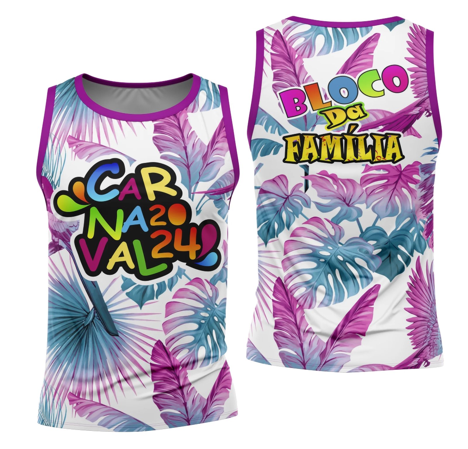 Arte Camisa Bloco Abadá Sublimação Carnaval 2026 - Modelo 57
