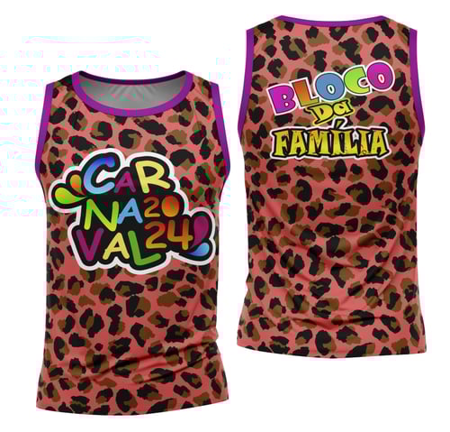 Arte Camisa Bloco Abadá Sublimação Carnaval 2026 - Modelo 62