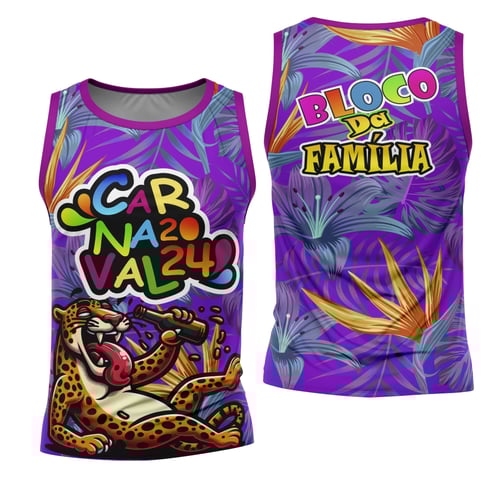 Arte Camisa Bloco Abadá Sublimação Carnaval 2026 - Modelo 66