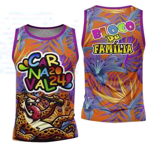 Arte Camisa Bloco Abadá Sublimação Carnaval 2026 - Modelo 67