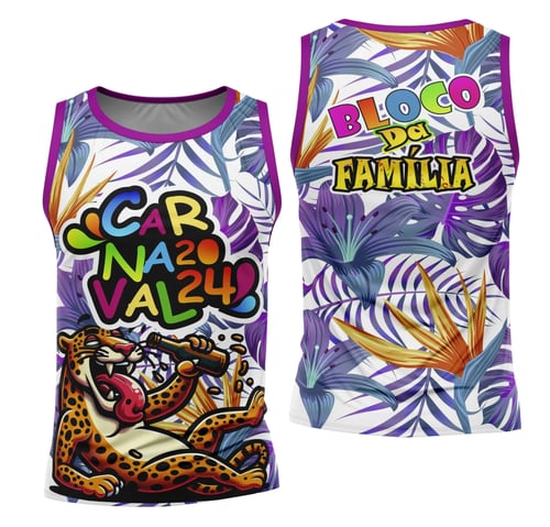 Arte Camisa Bloco Abadá Sublimação Carnaval 2026 - Modelo 69