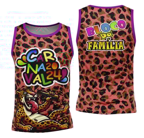 Arte Camisa Bloco Abadá Sublimação Carnaval 2026 - Modelo 72