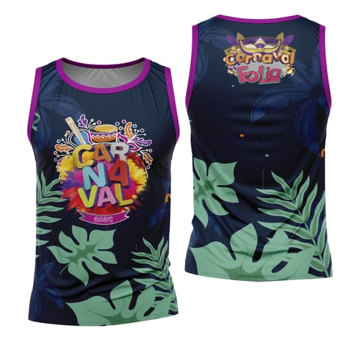 Arte Camisa Bloco Abadá Sublimação Carnaval 2026 - Modelo 83