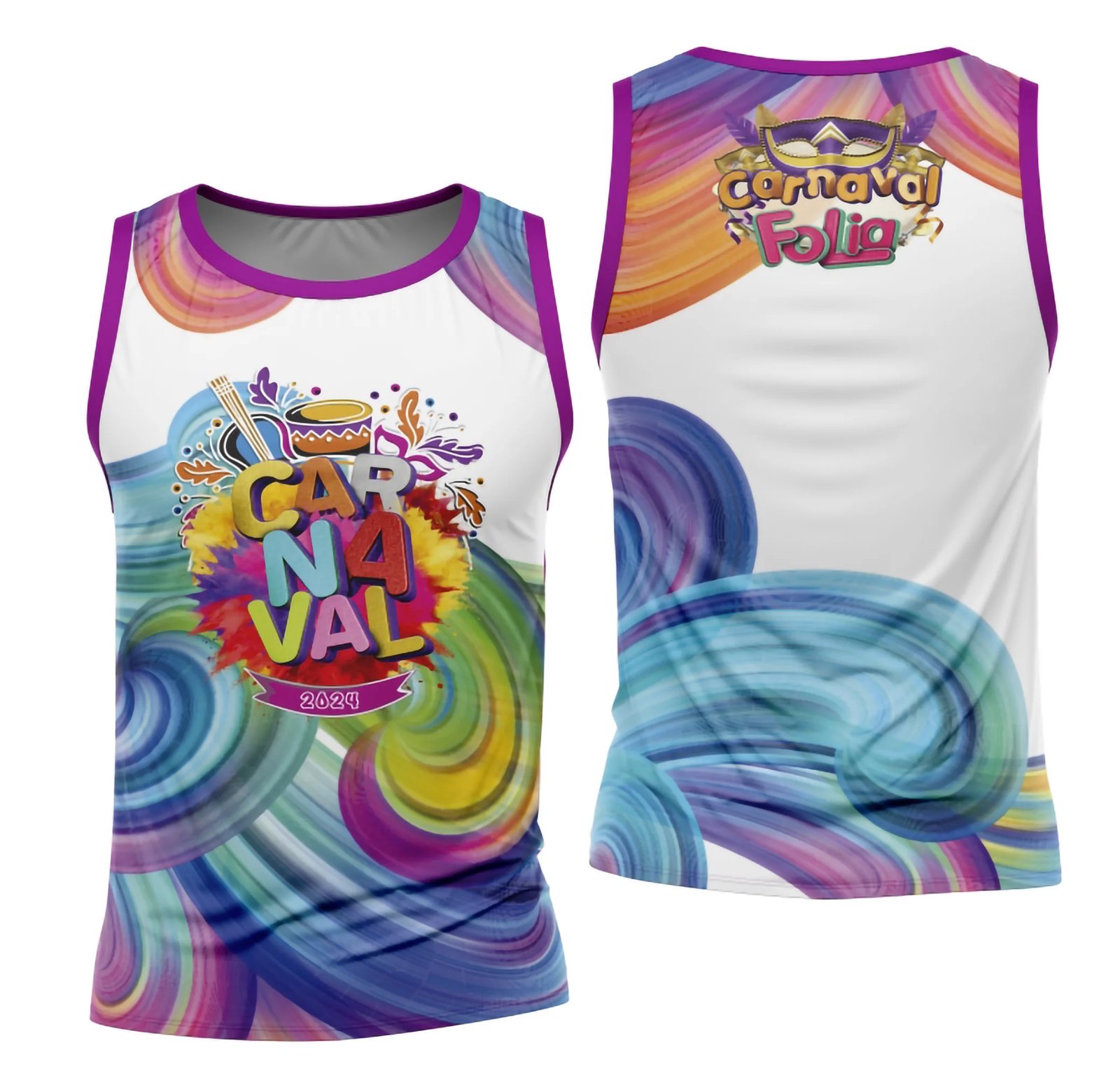 Arte Camisa Bloco Abadá Sublimação Carnaval 2026 - Modelo 84