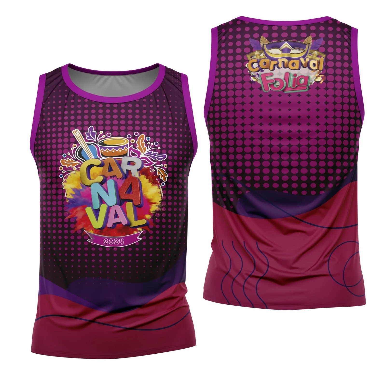 Arte Camisa Bloco Abadá Sublimação Carnaval 2026 - Modelo 91