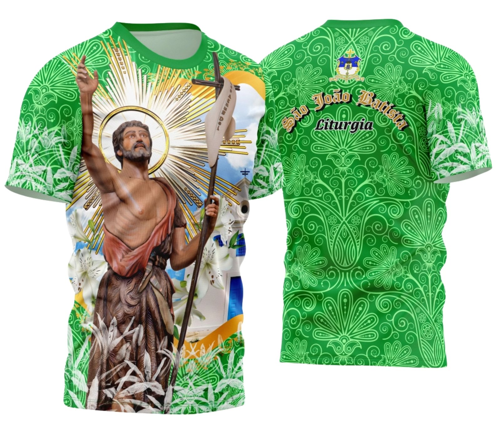 Arte Camisa São João Batista - Religião