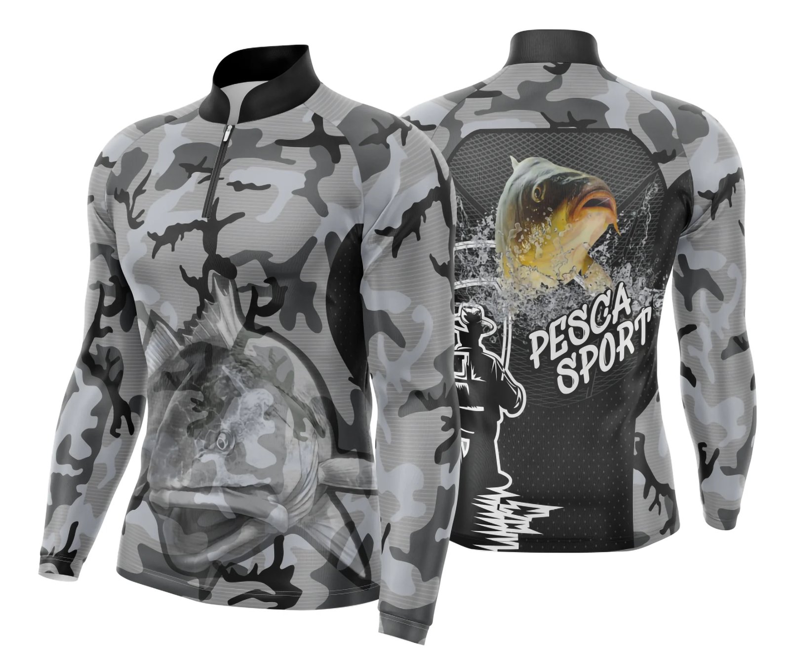 Arte Camisa Pesca Fishing Esportiva