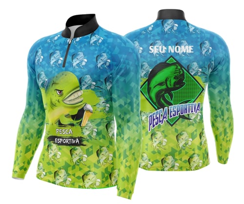 Arte Camisa Pesca Fishing Esportiva