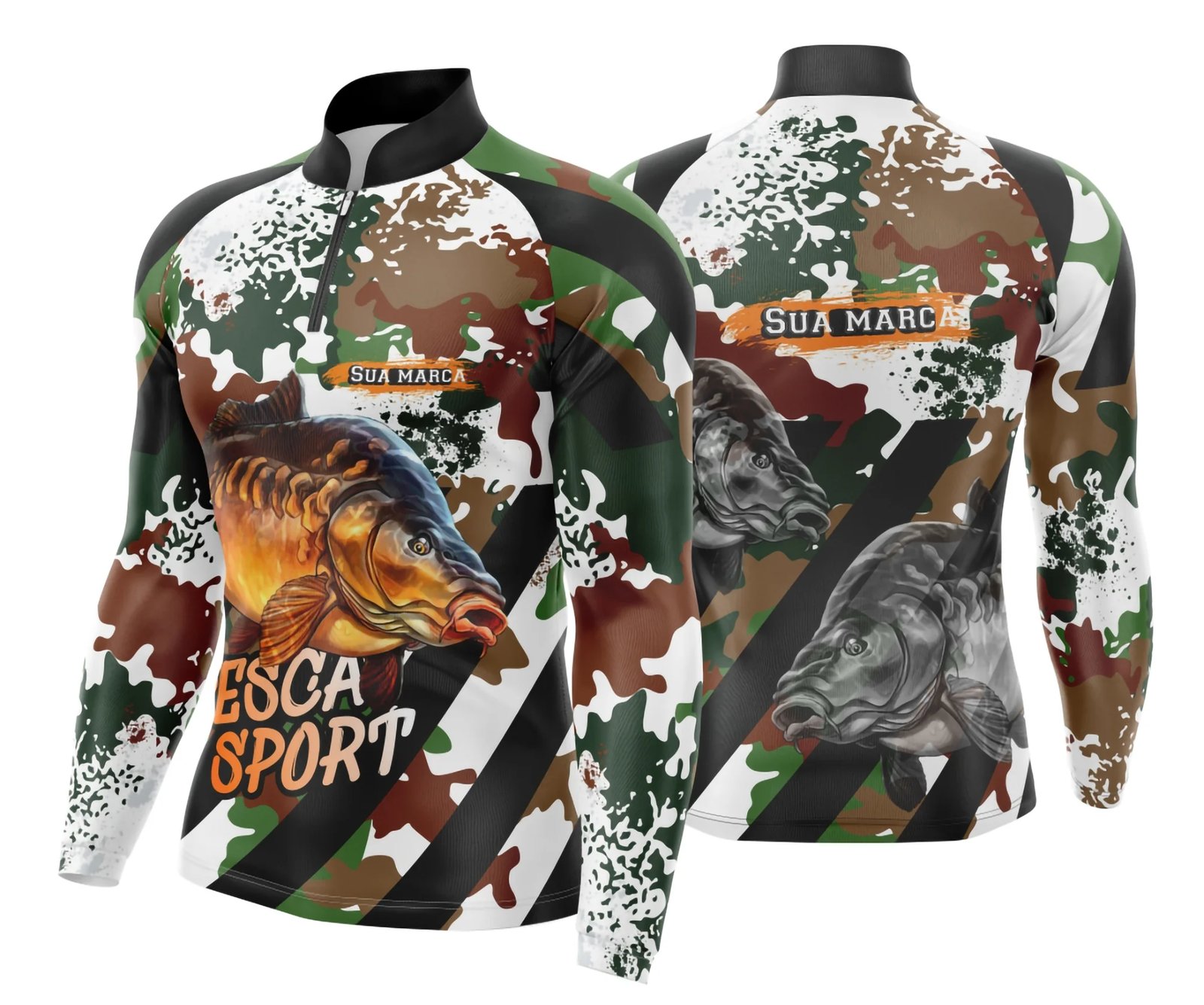Arte Camisa Pesca Fishing Esportiva