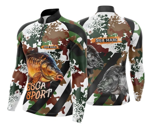 Arte Camisa Pesca Fishing Esportiva