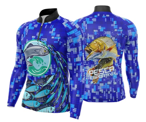 Arte Camisa Pesca Fishing Esportiva