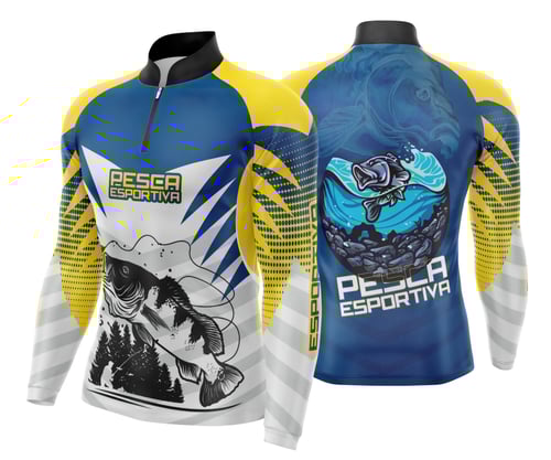 Arte Camisa Pesca Fishing Esportiva