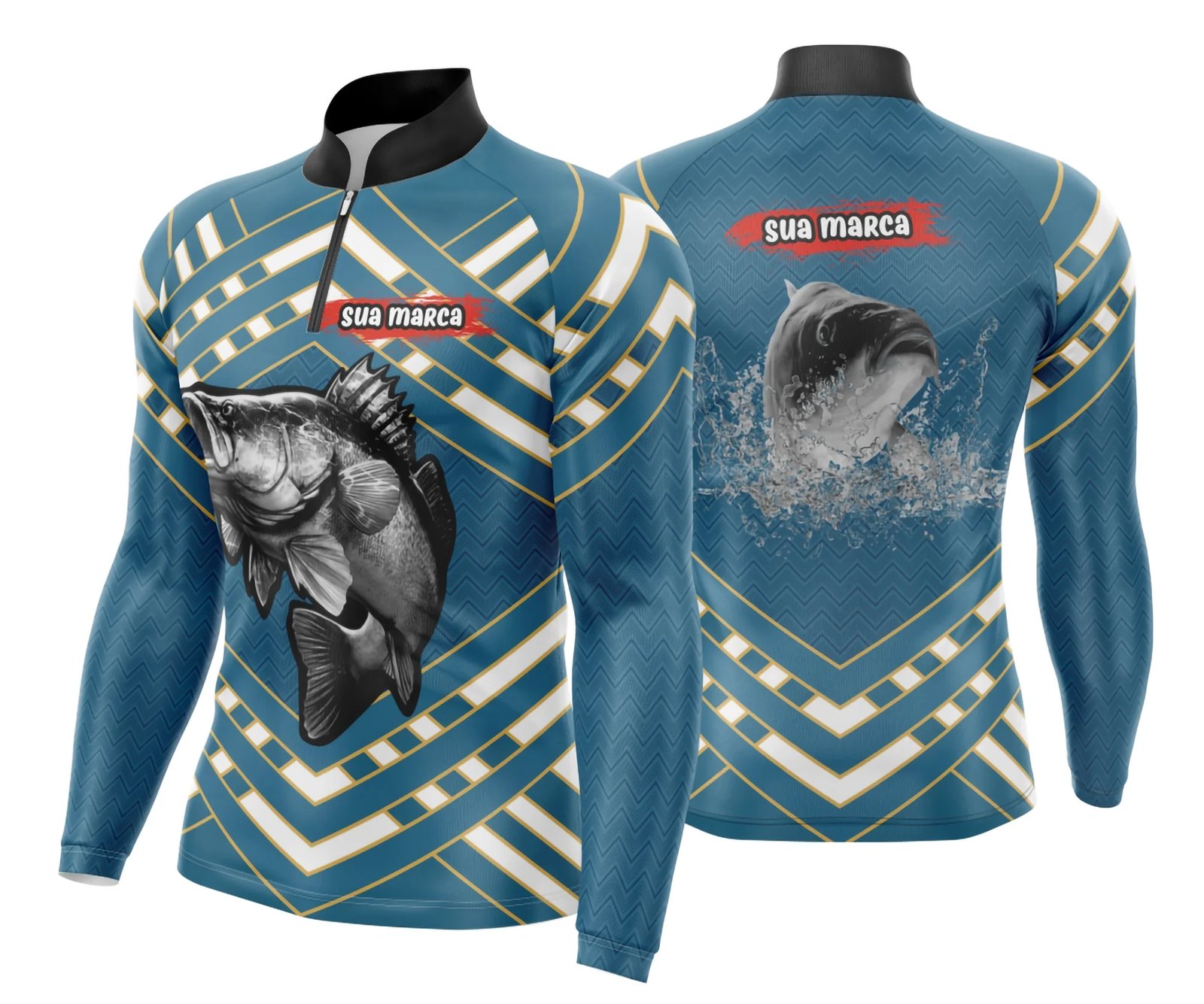 Arte Camisa Pesca Fishing Esportiva